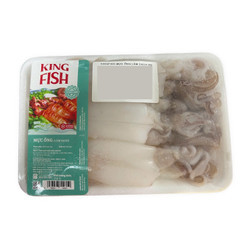 Mực ống làm sạch rã đông Kingfish vỉ 250g (1 Vỉ)