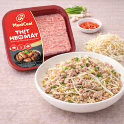 Combo cơm nhà 50k: Thịt băm xào giá