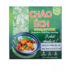 Cháo ếch Singapore Cá Sạch gói 520G (1 Gói)