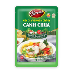Xốt gia vị hoàn chỉnh canh chua Barona gói 80g