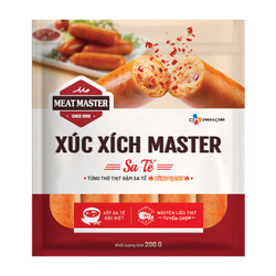 Xúc xích sa tế Meat Master gói 200g (1 Gói)