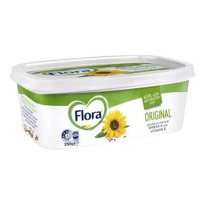 Bơ thực vật Flora hộp 250g