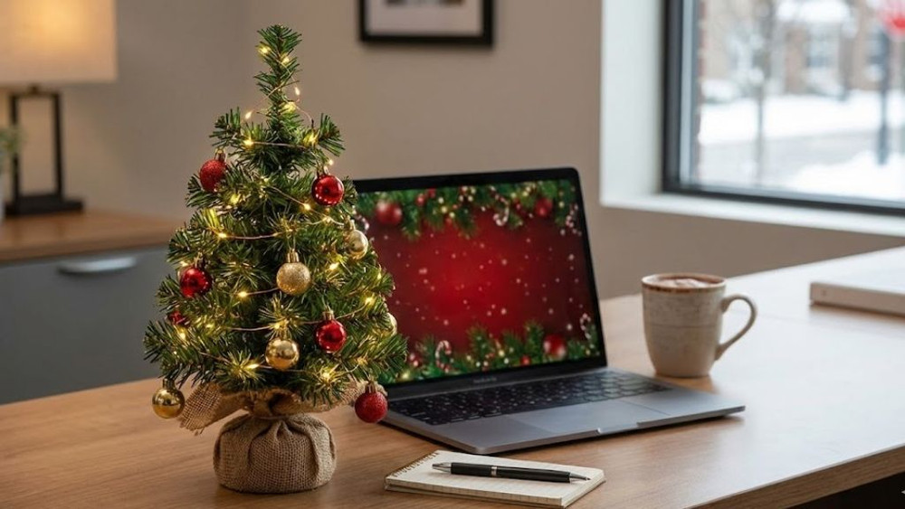 trang trí cây thông noel