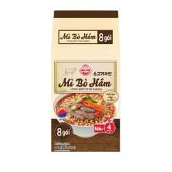 Mì bò hầm Ottogi lốc 8 gói x 100g (1 Lốc)