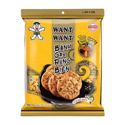 Bánh gạo rong biển vị cá ngừ Bonito Want Want gói 118g (1 Gói)