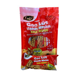 Thanh gạo lứt hạnh nhân chà bông FNV gói 45g (1 Gói)