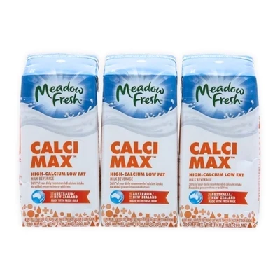 Lốc 3 hộp sữa tươi canxi Úc Meadow Fresh 200ml