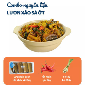 Combo Lươn Xào Sả Ớt