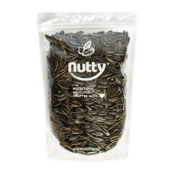 Hướng dương nguyên vỏ nướng tự nhiên Nutty gói 1kg (1 Gói)