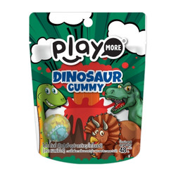 Kẹo dẻo con khủng long Play More gói 48g (1 Gói)
