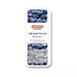 Việt quất trái lớn đông lạnh Andros 700g (1 Hộp)