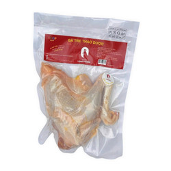 Gà tre thảo dược nửa con Long Khánh gói 0.45-0.55KG (1 Gói)