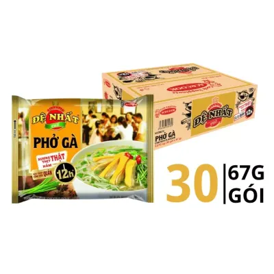 Thùng 30 gói phở ăn liền Đệ Nhất Acecook hương vị gà 67g