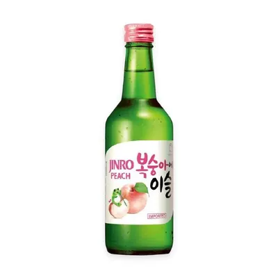 Rượu soju đào 13% Jinro chai 360ml