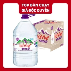 Thùng 4 chai nước ion kiềm La Vie 5L