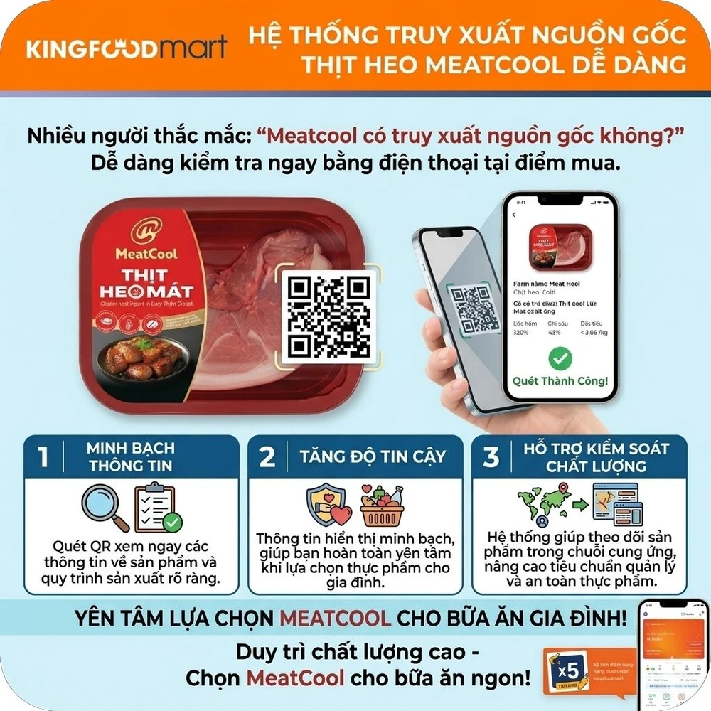 meatcool có truy xuất nguồn gốc không