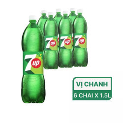 Lốc nước ngọt 7UP 1.5l (6 chai)