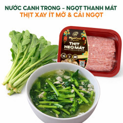 Combo canh cải ngọt thịt bằm