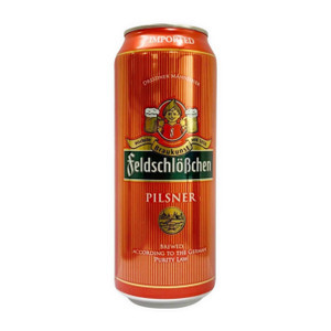 Bia Pilsner 4.9% Feldschlobchen lon 500ml (1 Lon)