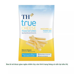 Gói phô mai tươi Mozzarella TH True Milk 100g (4 que x 25g)