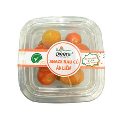 Cà chua trái cây đã rửa sạch Hasfarm Greens hộp 150g (1 Hộp)