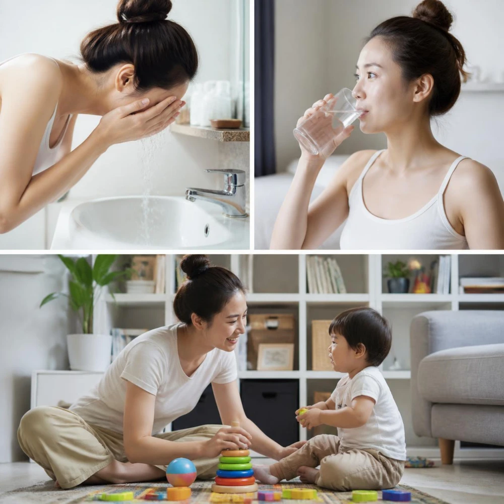 Nghi thức chuyển đổi tâm lý giúp não bộ "tắt" chế độ công việc và "bật" chế độ gia đình để cân bằng công việc và cuộc sống hiệu quả. (Ảnh được tạo bởi AI)