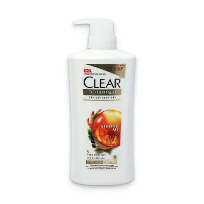 Dầu gội sạch gàu thảo dược Clear chai 630gl