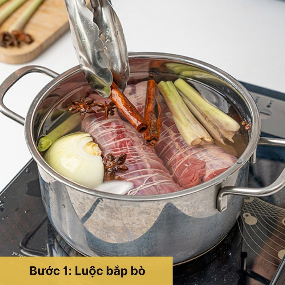 Luộc bắp bò