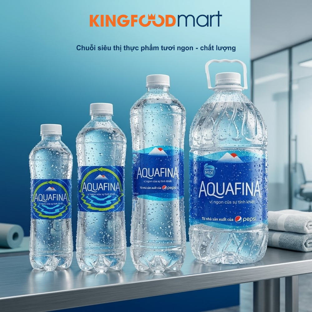 Bổ sung nước tinh khiết Aquafina mỗi ngày là bí quyết để duy trì vẻ đẹp và sức khỏe dẻo dai.
