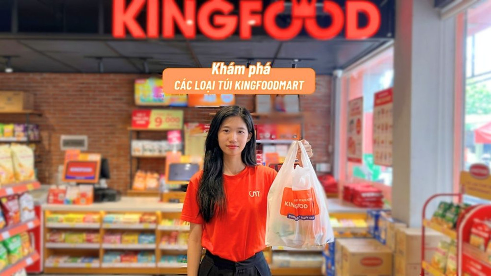 Túi Kingfoodmart có thể tái sử dụng nhiều lần