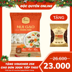 Nui gạo ống dài Nuffam gói 350g (1 Gói)