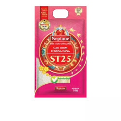 Gạo thơm đặc sản ST25 Neptune túi 5kg