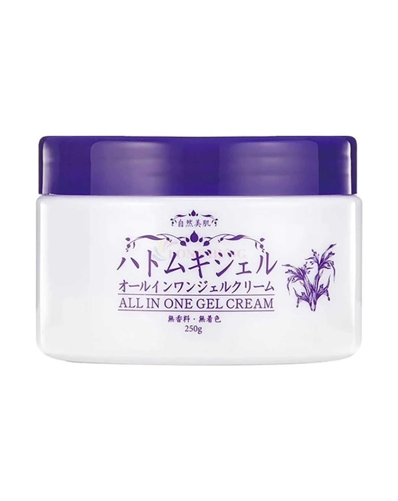 Kem Cấp Ẩm Hatomugi 250g Dưỡng Mịn Và Làm Sáng Da Hatomugi All In One Gel Cream KDD021 - Image 1