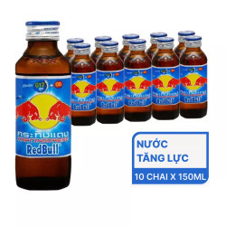 Lốc nước tăng lực Redbull 150ml (10 Chai)