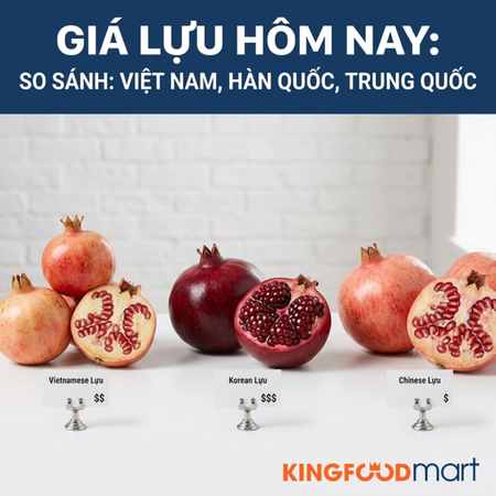 Giá Quả Lựu Hôm Nay: So Sánh Lựu Việt Nam, Hàn Quốc Và Trung Quốc