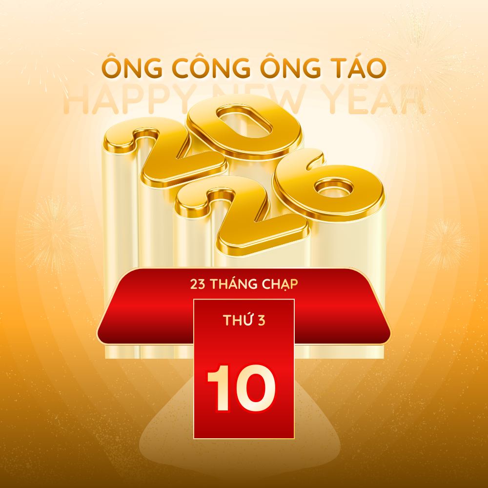 Ngày 23 tháng Chạp là ngày cúng ông Công ông Táo