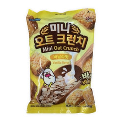Bánh ngũ cốc giòn yến mạch mini vị vani Sweet Monster gói 115g (1 Gói)