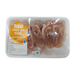 Má đùi gà cắt miếng Japfa khay 500g (1 Khay)
