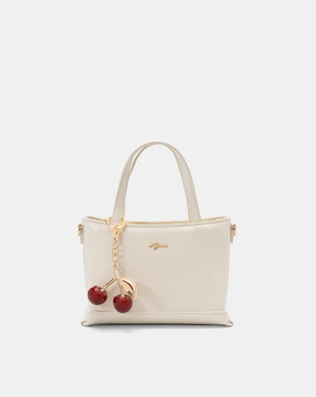 Túi Xách Nhỏ Top Handle Trang Trí Charm Cherry