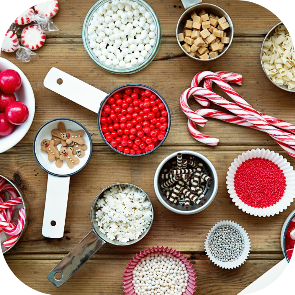 nguyên liệu - hộp quà giáng sinh