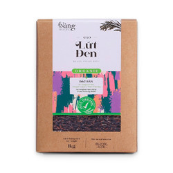 Gạo lứt đen hữu cơ Nàng Mekong hộp 1kg (1 Hộp)