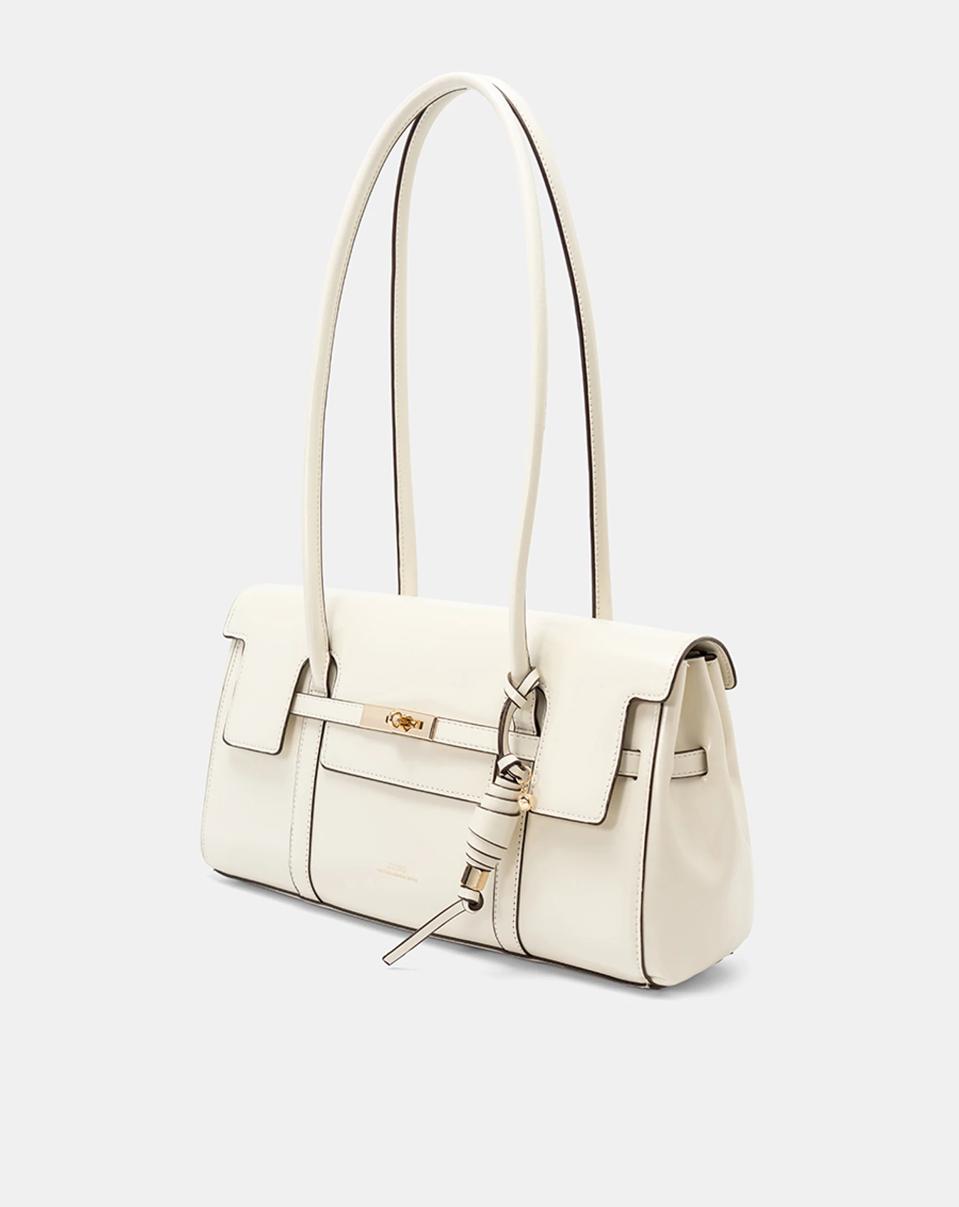 Túi Xách Trung Croissant Satchel Bag With Belt Detail - Image 5