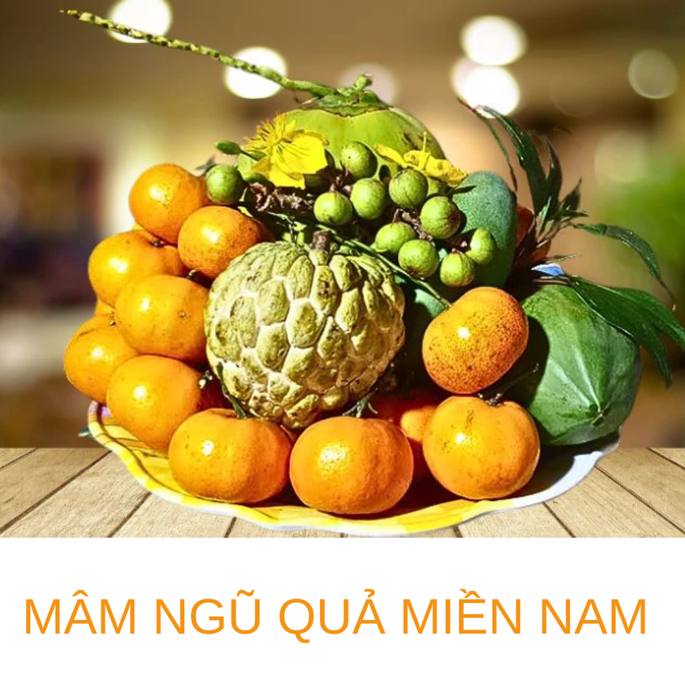 Mâm ngũ quả miền Nam