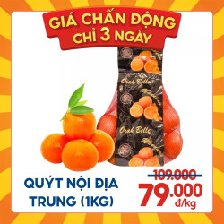Quýt nội địa Trung túi 1Kg (1 Túi)