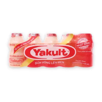 Lốc 5 chai sữa chua uống lên men Yakult 65ml