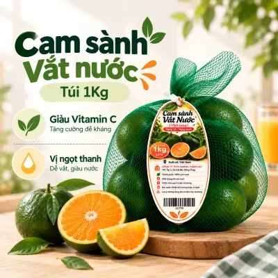 Cam sành vắt nước túi 1kg