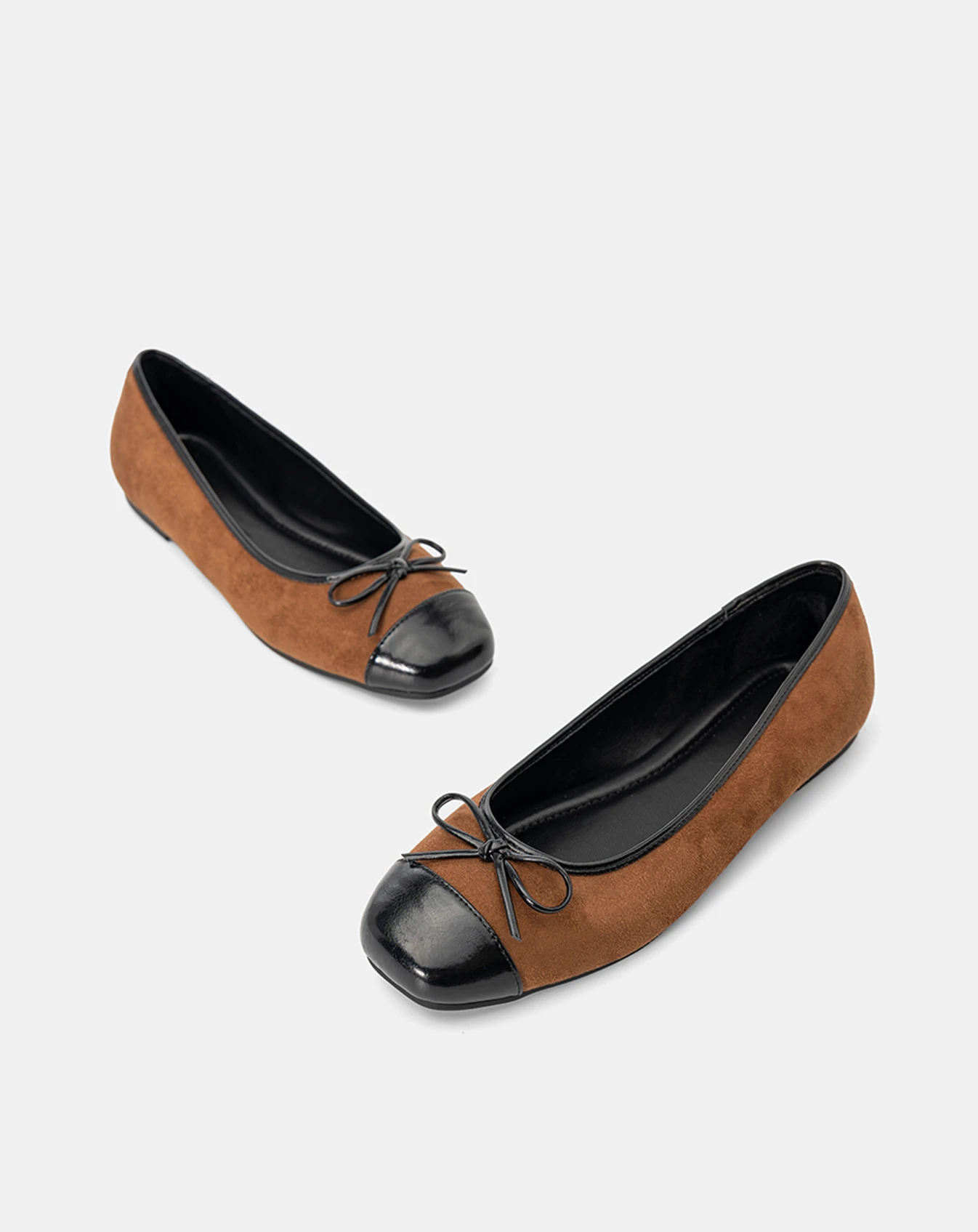 Giày Búp Bê Phối Nơ Bọc Toecap - Image 5