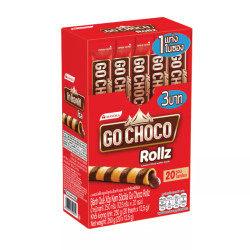 Bánh quế xốp kem socola Go Choco hộp 250g (1 Hộp)
