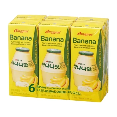 Lốc 6 hộp sữa Binggrae vị khoai môn 200ml
