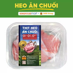 Nạc dăm heo Heo Ăn Chuối 300g (1 Khay)
